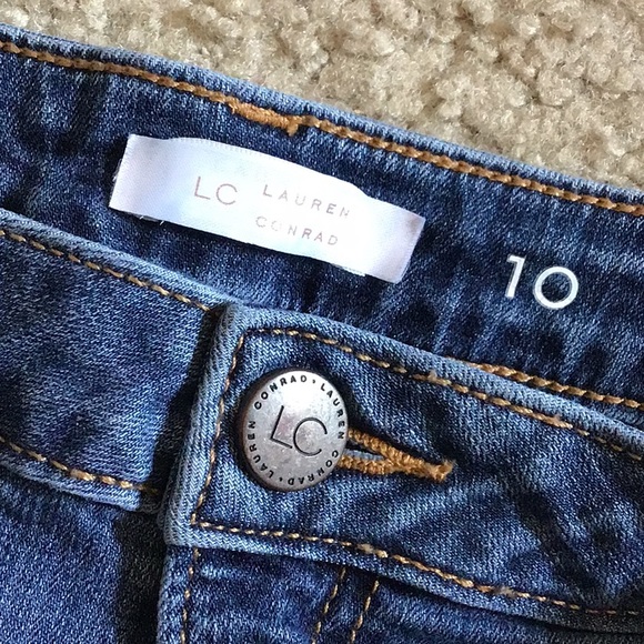 LC Lauren Conrad Jean shorts, size 10 - Picture 7 of 8